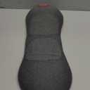 3 in 1 Upadate Rechargeable Electric Lumbar Support Pillow with Adjustable Height for Bed and Chair, Back Massager with Heat, Back Massager for Pain Relief Deep Tissue, Waist Wedge Bolster (Black)