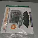 Toaster Oven Liners for Bottom of Oven (4 Pack) Reusable Non-Stick Heat Resistant Toaster Liners, Compatible with Ninja, Cuisinart, Emeril Lagasse & More, Toaster Mat, 12"x12" (Black)