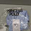 Princess Polly Arianwyn Short Sleeve Shirt (6, Blue)