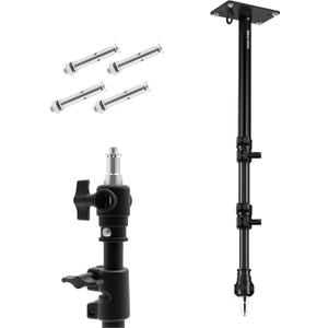 Selens Camera Wall Mount Ring Light Boom Arm, Overhead Light Mounting for Photo Studio Video Ring Light, Strobe Light, Flash, Softbox, Reflector, Max Length 39"