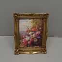 Antique Bronze Gold 11x14 Picture Frames with Oil Painting - Vintage Wall Decor for Gallery Collage, Shatterproof Tempered Glass & Ready to Hang