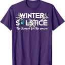 Pagans Winter Solstice Shirt for Yule Tee T-Shirt M