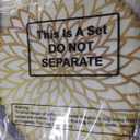 Sinmoe 100 Pack Disposable Paper Placemats Bulk 13 Inch Paper Placemats Disposable Charger Plates Table Place Mats for Dinner Wedding Birthday Summer Spring Party Dinner Tableware(Gold Round)