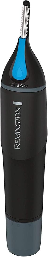 Remington Nose, Ear & Detail Trimmer with CLEANBoost Technology for Easy Washing, Eyebrow Trimming Comb Attachment, Black 