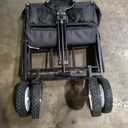 Mac Sports Collapsible Folding Outdoor Utility Wagon, Black