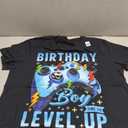 Birthday Boy Time to Level Up Video Game Birthday Gamer Boys T-Shirt Small