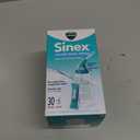 Vicks Sinex Saline Nasal Rinse Starter Kit, Drug Free Saline, Flush Out Mucus and Allergens, Fast & Effective Relief for Everyday Congestion from Sinus & Allergy, 1 Bottle + 30 Refill Packets