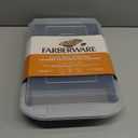 Farberware Nonstick Bakeware Baking Pan With Lid / Nonstick Cake Pan With Lid, Rectangle - 9 Inch x 13 Inch, Gray