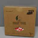 Biodegradable Red Striped Straws Bulk 100, Disposable Red and White Coca Cola Party Paper Straws for Cocktail, Milkshake, Coffee, Lemonade