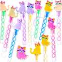 24 Packs Bulk Mini Cat Bubble Wands Summer Graduation Party Favors,Summer Party Supply