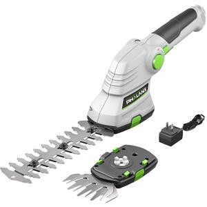 PHALANX Cordless Grass Shears 2-in-1 Handheld Hedge Trimmer,7.2V Electric Grass Trimmer Turnable Handle, Rechargeable Lithium-Ion Battery and Charger Included for Lawn/Garden