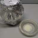 MAXWINER Electric Wax Melt Warmer Wrought Iron Crystal Oil Burner for Home, Living Room, Bedroom, Kitchen, SPA, Office (Silver)