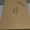 Veken All Metal 10" Brushed Nickel Shower Head with Handheld, Luxurious Square High Pressure Double Rain Shower Heads with Power-wash Hand Held, Dual Detachable Rainfall Showerhead, Bathroom Upgrade