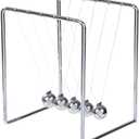 Rhode Island Novelty Newton's Cradle Office Desk Toy Executive Perpetual Ball Clicker 3.5" x 3.25" x 4.33"