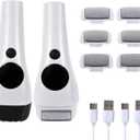 2 x Electric Callus Remover for Feet 4 Pack 1200mAh Rechargeable Foot Care Pedicure Tool with 3 Modes and Digital Power Display for Removing Dead Skin Hard Skin and Dry Cracks