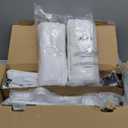 ComfyBumpy 2-Pack Bed Rail for Toddlers 55.5" L x 19.5" H | Toddler Bed Rails for Twin, Full, Queen & King Mattress Size | Swing Down Rail Guard | Mattress Side Rail for Kids | White