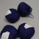 Estako Happy Cotton, (4 Skeins Pack) 60% Cotton 40% Acrylic Yarn, Soft, Fine/Sport (2) for Crochet and Knitting (4 x 1.76 Oz) / (4 x 180 Yrds) (4210 - Navy Blue)