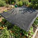 40% Black Shade Cloth for Plant, 6×8FT Durable HDPE Mesh with Grommets, Sun Protected Garden Shade Netting for Greenhouse, Garden, Patio, Pergola, Chicken Coop