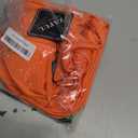 ZAFUL Women Tankini Set, Ribbed High Cut Surplice Swimsuit Bathing Suit with Spaghetti Straps (Orange-Surplice, XL)