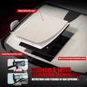 Windshield Sun Shade for Hyundai Santa Fe 2024-2025 2026, Front Window Visor Accessories, Accordion Folding Design Blocks Heat & UV Rays Maintain Cool Interior and Save Space