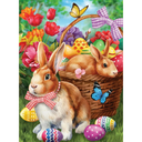 Puzzles for Adults 500 Piece,Easter Bunny and Eggs Puzzle,Wooden Puzzle (Easter Bunny and Eggs, 500 Piece)