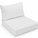 AAAAAcessories Outdoor Deep Seat Cushions, Waterproof, Fade-Resistant Patio Furniture Replacement Cushions, 23.5" x 25.5" x 5" + 23.5" x 13.5"