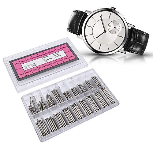 1.8Mm Spring Watch Spring Pins Metal 270Pcs Box 1.8Mm Professional Watch Band Spring Bars Strap Link Pins Repair Accessory