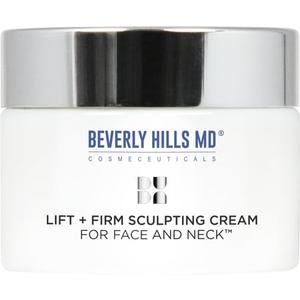 Beverly Hills MD Lift & Firm Sculpting Cream- Tighten & Tone Skin, Anti-Aging Lotion for Smooth, Moisturized Complexion- Lift and Smooth Face, Neck, Dcollet w/Silk Peptides, + Aloe Vera, Vitamin E