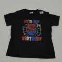 Bawgiopna Kids Custom Years Old It's My 5th Birthday Toddler Fine Jersey T-Shirt, Spider Party Theme, Unisex, Short Sleeve, Crew Neck, Regular Fit, Size: XS