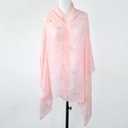 Thin Silk American Scarf for Women Lightweight Floral Scarves Fringed Shawl for Spring Summer fall Winter Scarfs (Color-c03)