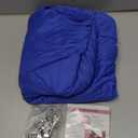 7.2FT Royal Blue Round Backdrop Cover for 5 to 7.2ft Circle Arch Stand - Haefoo Round Arch Cover Circle Backdrop Cover for Birthday, Wedding Arch, Baby Shower Photography Background Party Decor