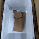 KOHLER Whitehaven 35-3/4" Farmhouse Undermount Kitchen Sink, Single-Bowl Kitchen Sinks, Self-Trimming Tall Apron Front, K-6489-0, White