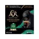 L'OR Coffee Pods, 10 Count Chateau Medium Roast Blend, Single-Serve Aluminum Coffee Capsules Compatible with the L'OR BARISTA System, 10 count (Pack of 1)