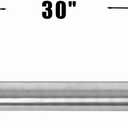 2.25 Inch Exhaust Pipe T304 Stainless Steel Exhaust Tubing (SS Tubo),Tailpipe 2 1/4 "ID Length 30"Straight Tubing, Flared, Polished Finish,Universal Connector Adapter Tubo