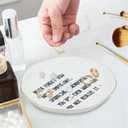 Jewelry Dishes for Women  Spiritual and Inspirational Gifts with Heartfelt Message, Jewelry Tray for Coworkers, Employees, Bosses, Managers, or Nurses