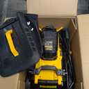 40V Cordless Lawn Mower Compatible with Dewalt 2x20V MAX Battery, 14 Inch Electric Lawn Mower with 35L Grass Bag, 6-Position Height Adjustment, Foldable Push Mower for Yard (Tool Only)