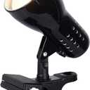 Catalina Lighting 24290-000 Adjustable LED Mini Clip Reading Lamp, Multipurpose Clip Lamp for Office, Dorm, or Bedroom, Smart Home Compatible, LED Bulb Included, 5", Black (Pack of 1)