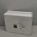 WELLIFE 600 PCS Black and Gold Disposable Dinnerware Set for 100 Guests, Gold rimmed Plastic Dinner Plates,Salad Plates,Cups,Silverware Set for New Year Party Supplies