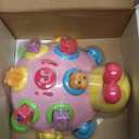 Baby Crawling Toys 6-12 Months, Musical Ladybug Crawling Toy for Infants 0-3-6 7 8 9 10 12-18 Months, Early Education Light Up Music Walking Toys, Shape Matching, Tummy Time Toys for Boy Girl Gift (Pink)