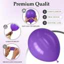2 x DECOCKRAT 130PCS Purple Balloons, Latex Balloons Different Sizes 18/12/10/5 Inch, Helium Balloons with Ribbon, Party Balloon Set for Birthday Wedding Graduation Anniversary Baby Shower Decorations.