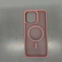 ESR for iPhone 14 Pro Max Case, Compatible with MagSafe, Shockproof Military-Grade Protection, Yellowing Resistant, Magnetic Classic Hybrid Case (HaloLock), Frosted Pink