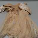 U·nikaka Toddler Baby Girls Velvet Dress Sequin Tutu Winter Toddler Long Sleeve Party Holiday Dress for Girls Apricot  (18-24 Months)