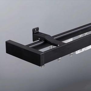 New curtain track wall mount room bedroom black, 7.5Ft