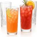 Tervis Crystal Clear Tabletop Made in USA Double Walled Insulated Tumbler Travel Cup Keeps Drinks Cold & Hot, 16oz - 4pk