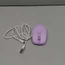 PEIOUS Wireless Mouse Jiggler - LED Wireless Mice with Build-in Mouse Mover, Rechargeable Moving Mouse for Laptop with Undetectable Random Movement Keeps Computers Awake - Purple