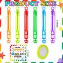 36 Pcs End of Year Gifts Mini Bubble Wands Gift Cards Set End of Year Gifts for Students Kids Bubble Party Favors with Tag Ribbon for Graduation Party Summer Goodie Bag Stuffers, 3.94 inches