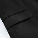Cloudstyle Men's Wedding Sequin Wing Stage Clothes Premium Suit Jacket Blazer Coat Black Black L