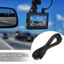 X AUTOHAUX 6 Pin 13.12ft 400cm Backup Camera Extension Cable Dash Camera Cord Wires Car Rear View