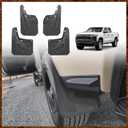 Muslogy for 2023+ Colorado Mud Flaps Without Fender Flare Front & Rear Splash Guards No Drilling Required Compatible with Chevy Colorado Without Fender Flare 2023 2024 2025
