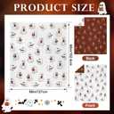 Christmas Halloween Ghost Reading Book Blanket 50 x 60 Inches Soft Knit Throw with Ghosts Reading Book Pattern Halloween Christmas Decoration Gift for Living Room Couch Sofa Bed